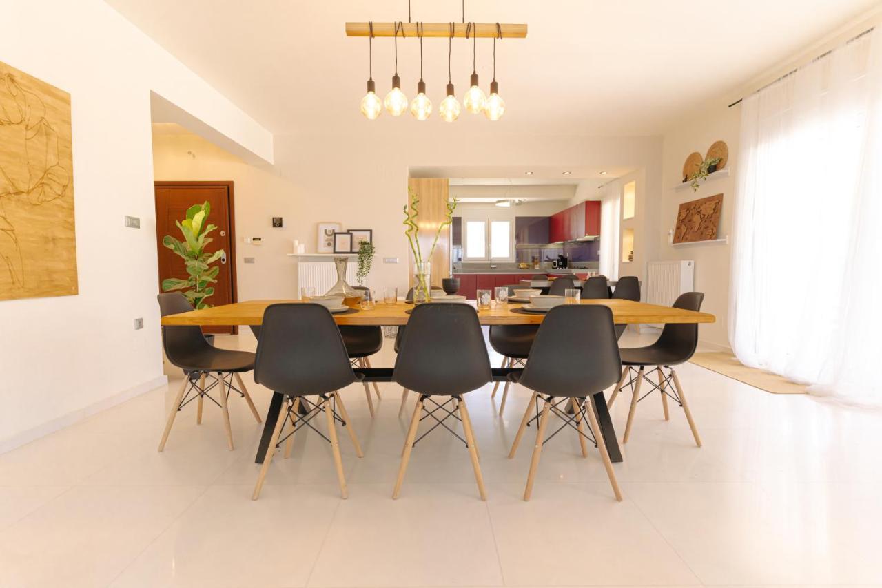 Blue Sky Villa In Crete Epano Vathia Екстер'єр фото
