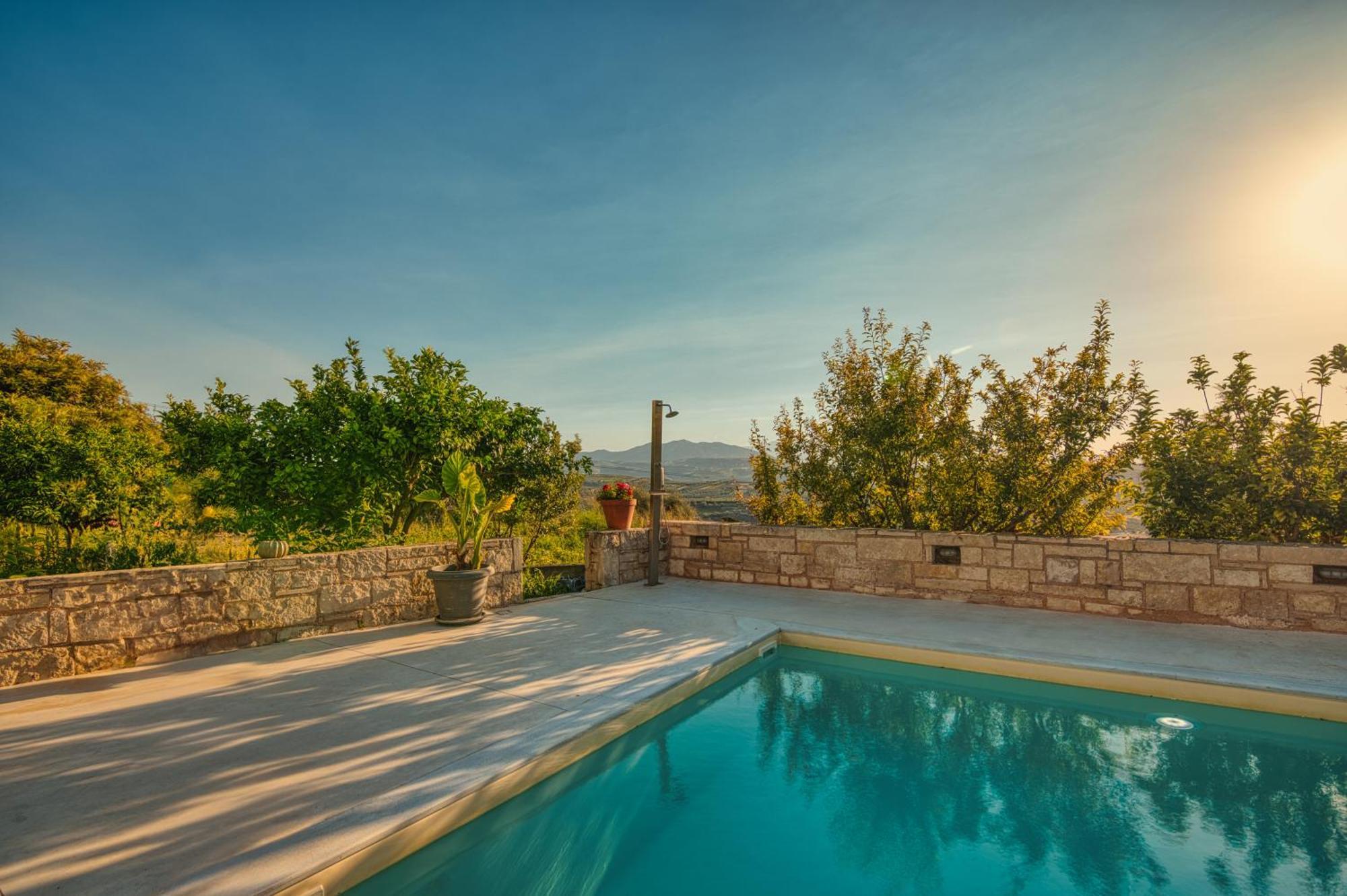 Blue Sky Villa In Crete Epano Vathia Екстер'єр фото